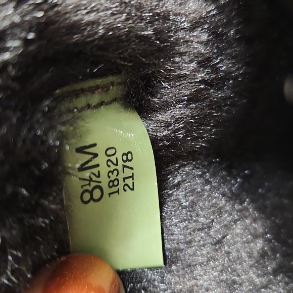 Timberland Multicolored Woven Knit Faux Fur Leather Tall boots (w size 8.5) - Picture 12 of 16